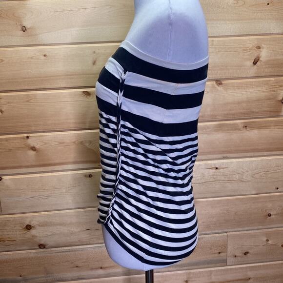Free People Striped Strapless Ruched Tank Top Size Small - Picture 4 of 11